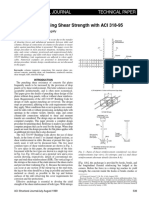 Ghali and Megally (1995) - Design For Punching Shear Strength With ACI 318-95