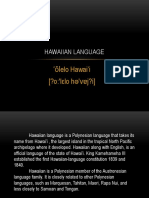 Introduction To-Hawaiian Langauge