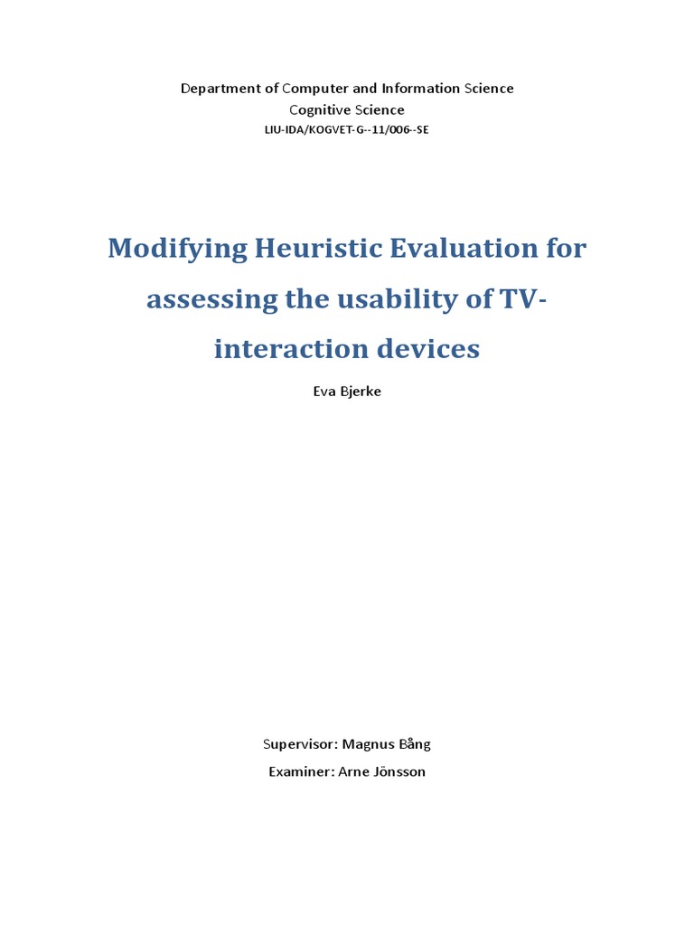 Free Heuristic Evaluation Sample Usability Evaluation