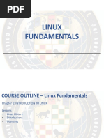 ITSP LinuxFundamentals CourseOutline