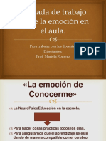 Jornada Sobre Emociones en El Aula