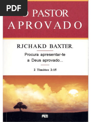 O Pastor Aprovado Richard Baxter Reeditado Pdf Igreja Catolica Pecado