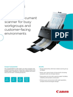 Compact Document Scanner For Busy Workgroups and Customer-Facing Environments