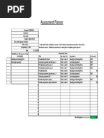 Assessment Planner: Assessment Items HEADERS (For VCE Based On VCAA Outcomes)