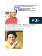 18 March 1928 (Age 90 Years) ,: Fidel Valdez Ramos: 30 June 1992