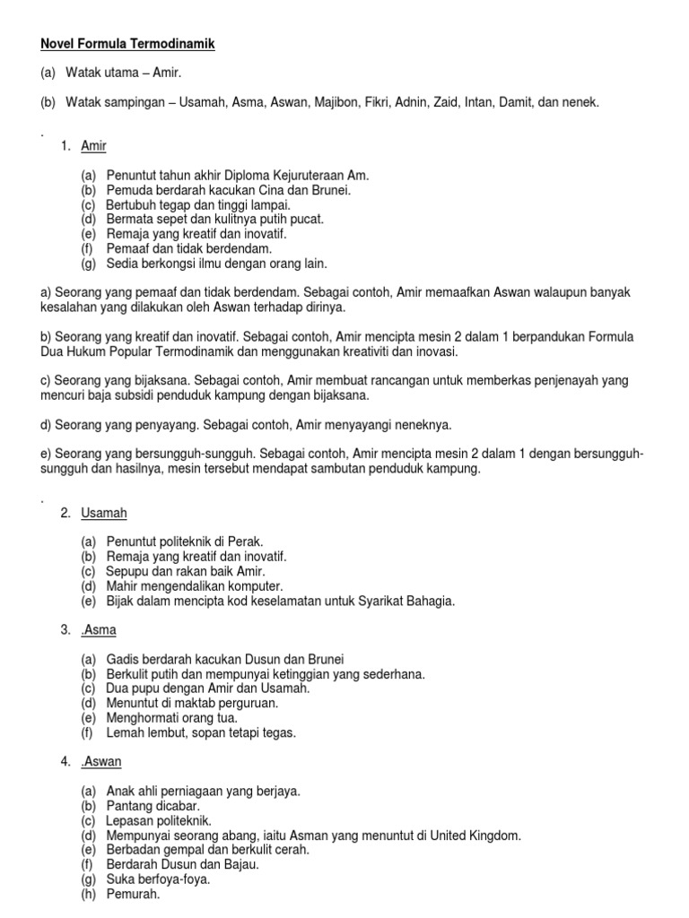 Nota Formula Termo Pdf