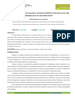 A Review On Impact of Training and Development For Enhancing The Performance of The Employees-2019-05!02!09-58