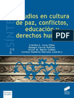 Estudios en cultura de paz, conflictos, educación y derechos humanos - Cristina E. Coca Villar.pdf