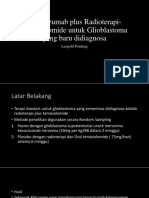 Bevacizumab Plus Radioterapi-Temozolomide Untuk Glioblastoma Yang Baru Didiagnosa