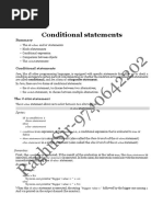 Conditional Statements: If-Else Statement