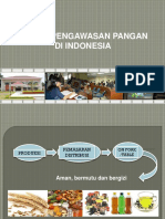 Kuliah 4 Sistem Pengawasan Pangan Di Indonesia (1)