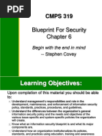 CMPS 319: Blueprint For Security