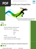 nutrição desportiva