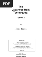 Download The Japanese Reiki Techniques - Level 1 by James Deacon SN410133 doc pdf