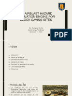 An Airblast Hazard Simulation Engine for Block Caving Sites