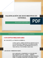 Falsificación de Documentos