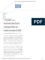 Trabajar Con Archivos de Excel Compartidos en Redes Locales (LAN) - EXCELeINFO
