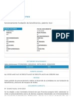 Contraloria Dictamen 19643 2010 Sobre Fundacion de Beneficiencia de Funcionamiento