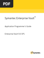 Symantec Enterprise Vault: Application Programmer's Guide