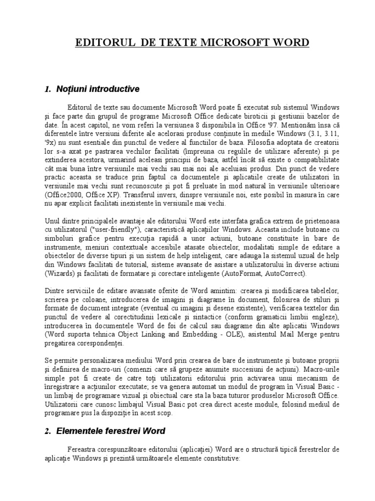 Microsoft Word - Incepatori | PDF