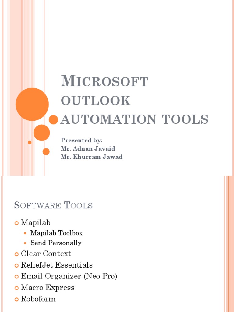 Microsoft Outlook Automation Tools | PDF | Microsoft Outlook | Password
