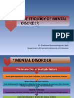 The Etiology of Mental Disorder - PPT (Autosaved)