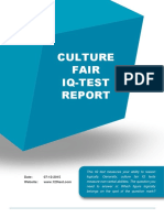 Culture Fair Iq-Test: Date: Website: 07-12-2015