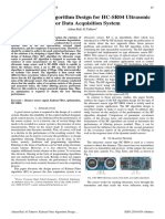 Kalman Filter Algorithm Design For HC-SR04 Ultraso