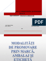 Modalitati de Promovare Prin Marca, Ambalaj, Eticheta