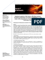 Statistical Analysis of The Factors Affe PDF