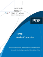 9.1 Malla Curricular Matemática