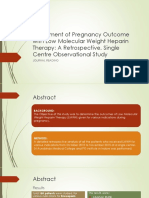 Journal Reading - LMWH in Pregnancy