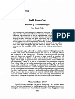 Journal of Social Issues Volume 30 Issue 1 1974 [Doi 10.1111%2Fj.1540-4560.1974.Tb00706.x] Herbert J. Freudenberger -- Staff Burn-Out