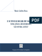 Rosa - E Se Tivesse de Ler em Voz Alta, Numa Língua Desconhecida, Não Ouvida Antes PDF