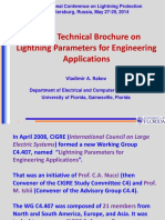 CIGRE Technical Brochure On Lightning Parameters For Engineering Applications