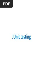 Junit Testing