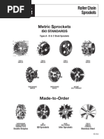 Metric Roller Chain Sprockets