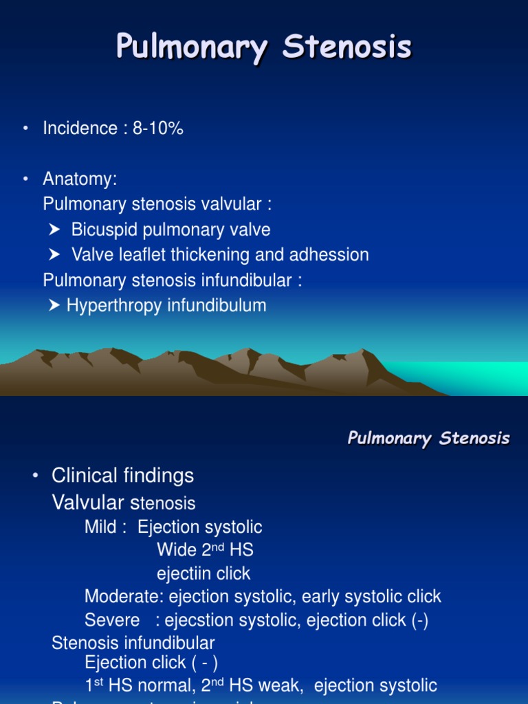 II.5. Pulmonary Stenosis PDF