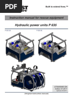 Hydraulic Power Units P 635: Instruction Manual For Rescue Equipment