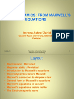 Maxwell's Equations Reveal Electrodynamics