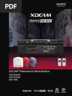 Xdcam Professional Media Station: XDS-PD2000 XDS-PD1000 XDS-1000