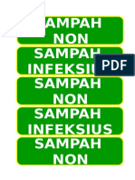 Jenis-jenis sampah rumah sakit dan pengelolaannya