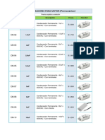 Tipos de Capacitores y Sus Caracteristicas