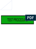 Test Procedure PDF