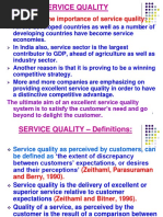 Reasons For The Importance of Service Quality