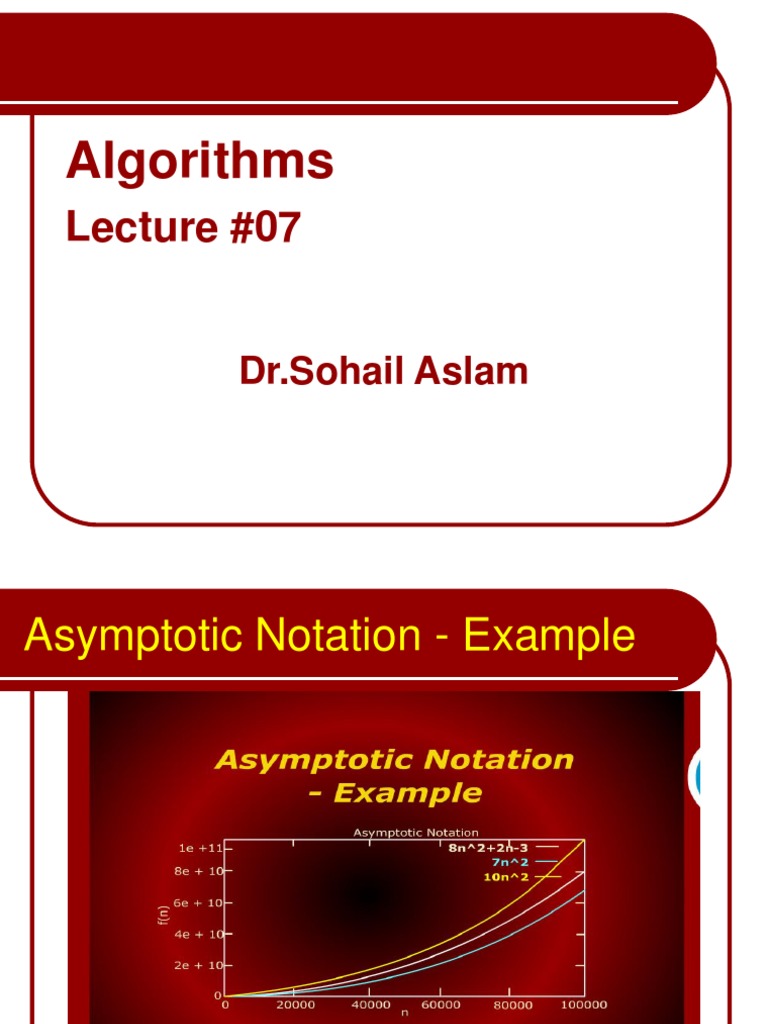 Asymptotic Notation in Algorithms | PDF | Algorithms | Theory Of ...