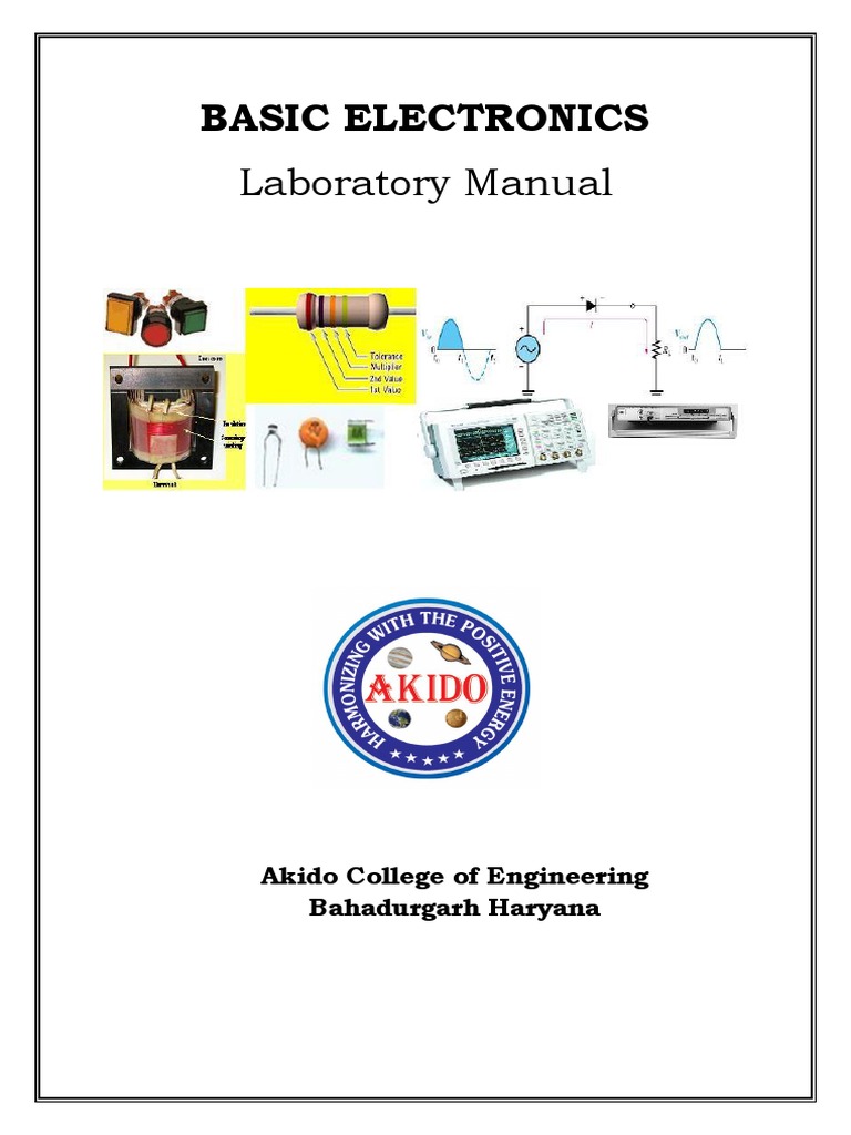 Basic Electronics Lab Manual Boe PDF | PDF | Rectifier | P–N Junction