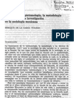 Historia de la epistemología metodologia y las tecnicas de investigacion en la sociologia mexicana_Revista Mexicana de Sociologia 51_1_1989.pdf