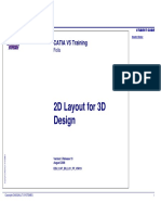2D Layout for 3D Design