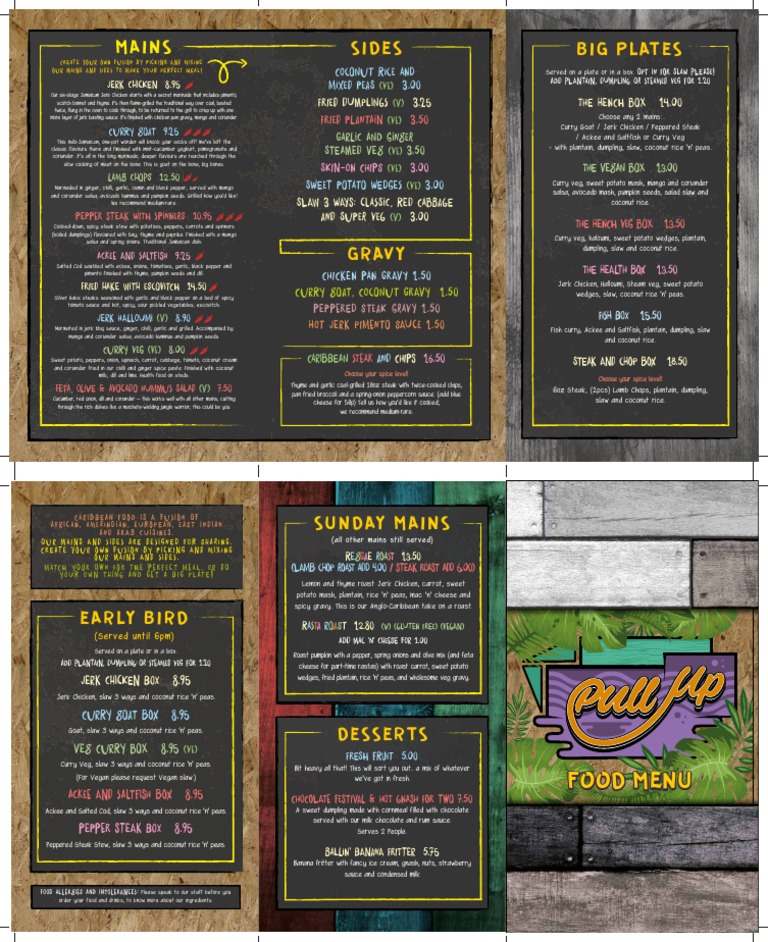 PULLUP Food Menu Dumpling Curry